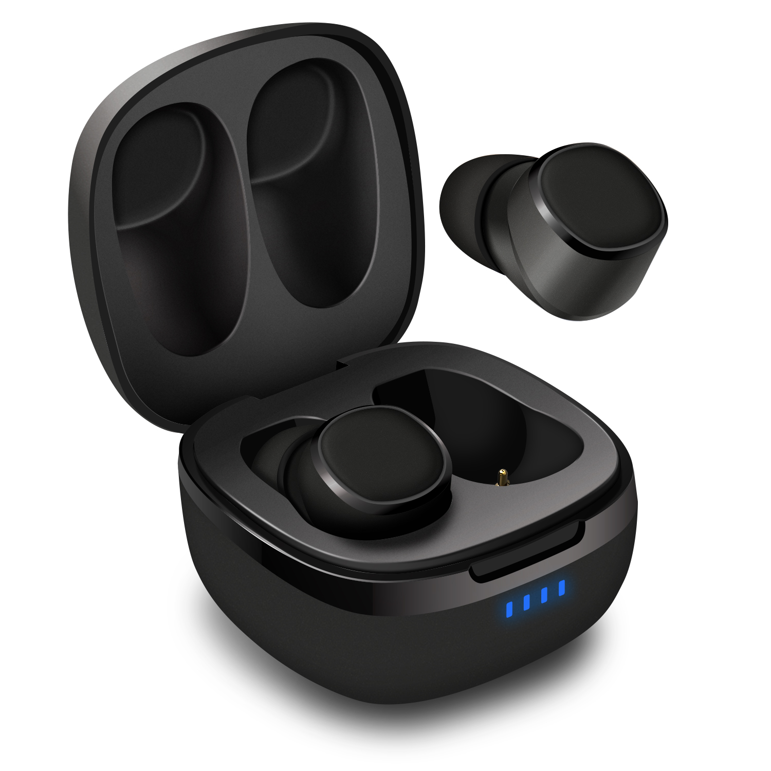 Écouteurs Bluetooth Intra-Auriculaire  Noir