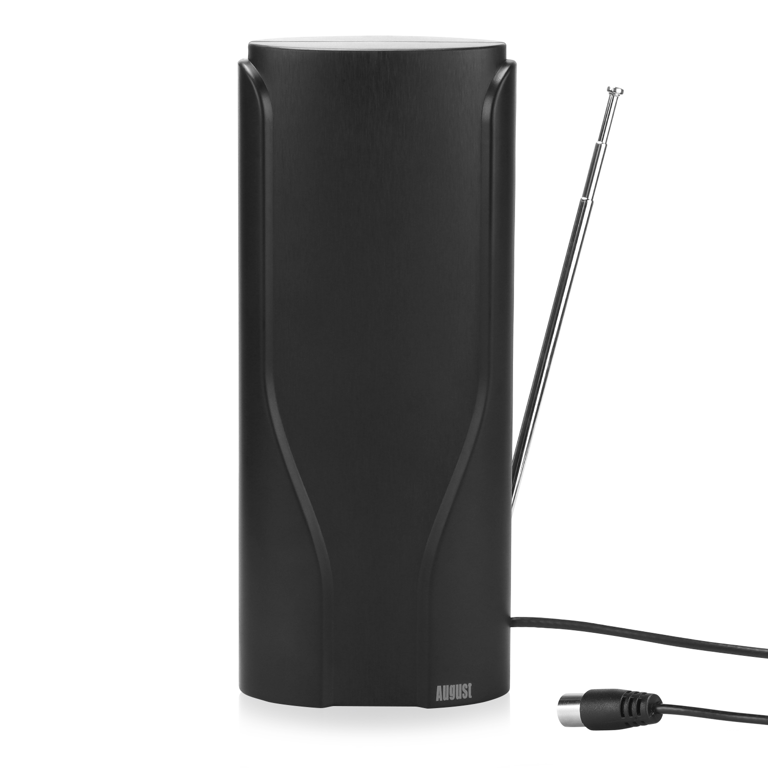 Antenne TV intérieure puissante TNT HD - Noir